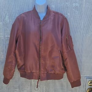 GAP Men's Bomber Jacket - Deep Brown